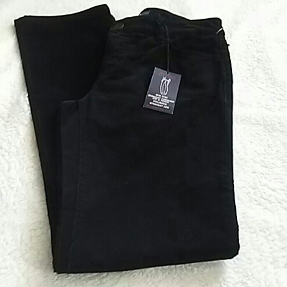Chaps black corduroy straight jeans.